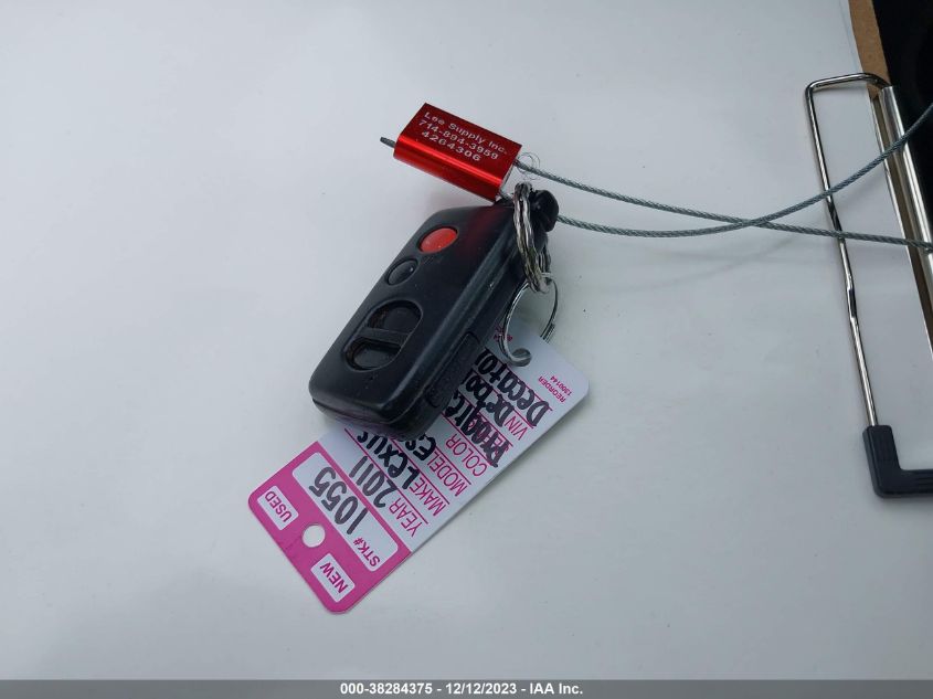 2011 Lexus Es 350 VIN: JTHBK1EG2B2434621 Lot: 38284375