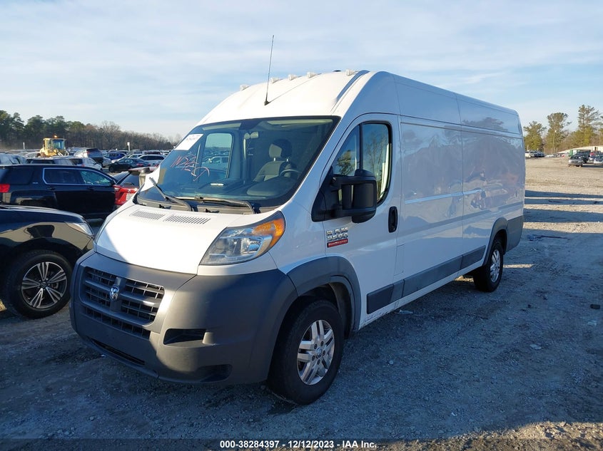 2018 Ram Promaster 3500 Cargo Van High Roof 159 Wb Ext VIN: 3C6URVJG3JE152306 Lot: 38284397