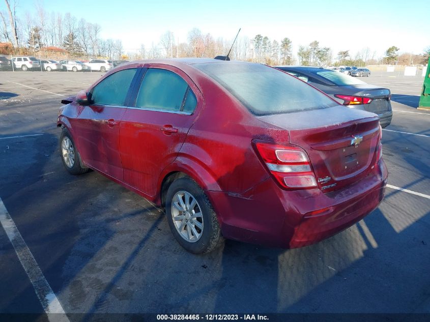 2019 Chevrolet Sonic Lt Auto VIN: 1G1JD5SB5K4112625 Lot: 38284465