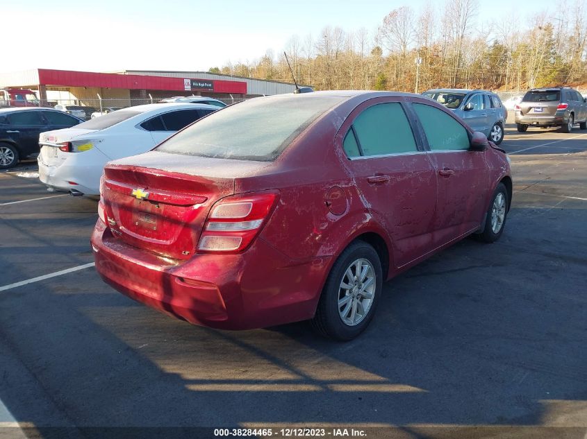 2019 Chevrolet Sonic Lt Auto VIN: 1G1JD5SB5K4112625 Lot: 38284465