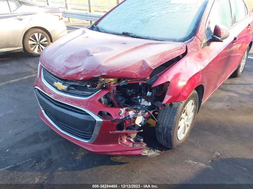 2019 Chevrolet Sonic Lt Auto VIN: 1G1JD5SB5K4112625 Lot: 38284465