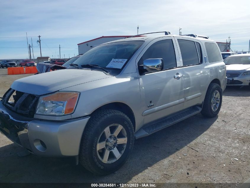 2005 Nissan Armada Se/Le VIN: 5N1AA08A75N714003 Lot: 38284581