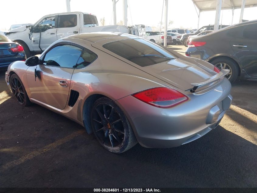 2011 Porsche Cayman VIN: WP0AA2A84BU760705 Lot: 38284601