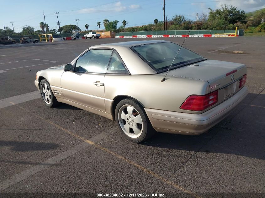 2000 Mercedes-Benz Sl 500 VIN: WDBFA68FXYF192229 Lot: 38284652