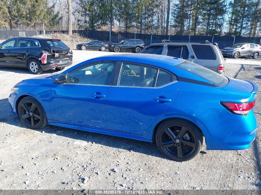 2022 Nissan Sentra Sr Xtronic Cvt VIN: 3N1AB8DV4NY280296 Lot: 38285376