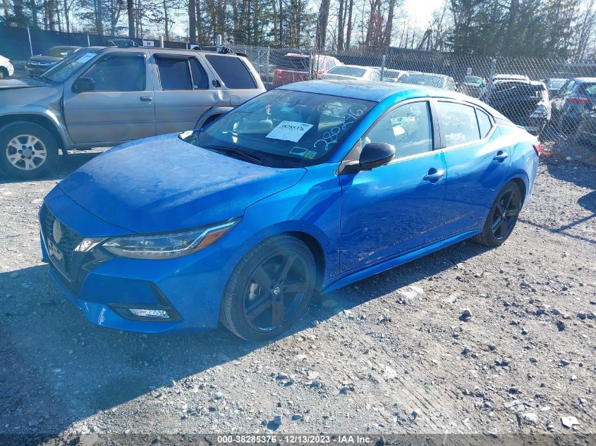 2022 Nissan Sentra Sr Xtronic Cvt VIN: 3N1AB8DV4NY280296 Lot: 38285376