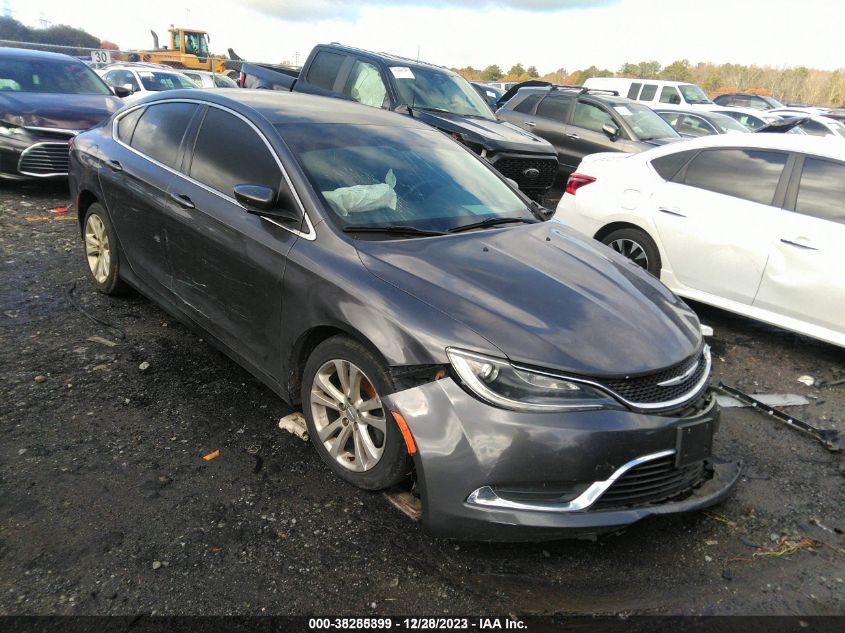 2015 Chrysler 200 Limited VIN: 1C3CCCAB3FN626132 Lot: 38285399