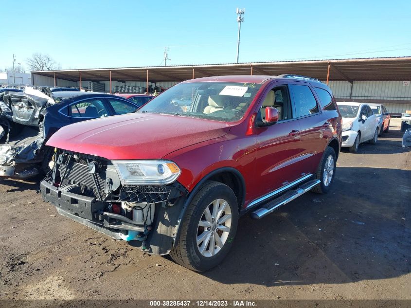 2015 Dodge Durango Sxt VIN: 1C4RDJAG9FC137989 Lot: 38285437