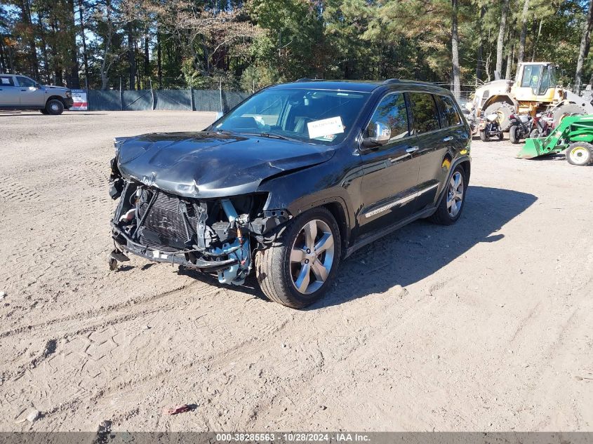 2013 Jeep Grand Cherokee Overland VIN: 1C4RJFCT9DC603417 Lot: 38285563