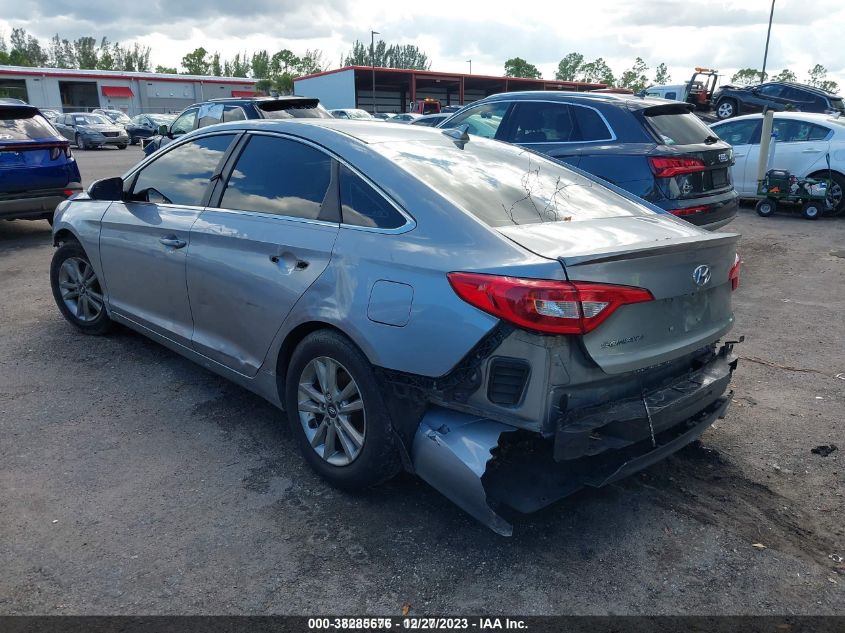 2015 Hyundai Sonata Se VIN: 5NPE24AF4FH162199 Lot: 38285676