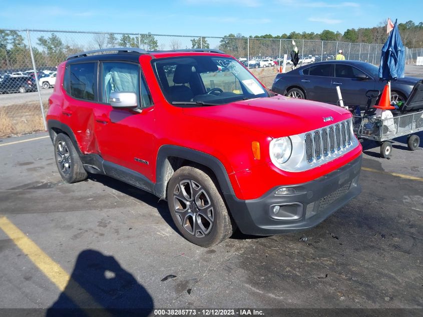 2017 Jeep Renegade Limited Fwd VIN: ZACCJADB9HPE48688 Lot: 38285773