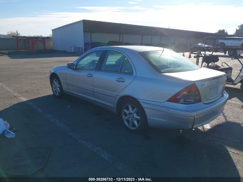 2001 Mercedes-Benz C-Class Base A5 VIN: WDBRF64J41F033463 Lot: 38286733