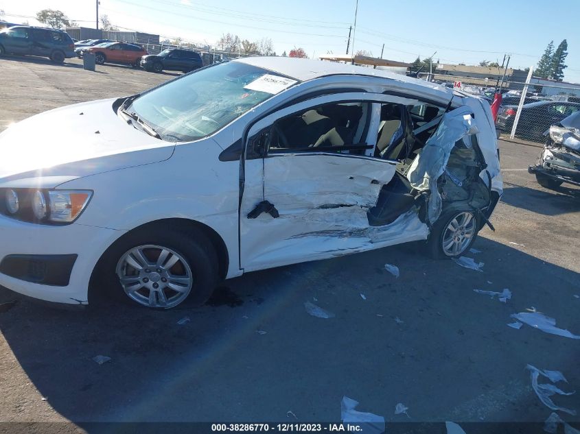 2013 Chevrolet Sonic Lt Auto VIN: 1G1JC6SH4D4186294 Lot: 38286770