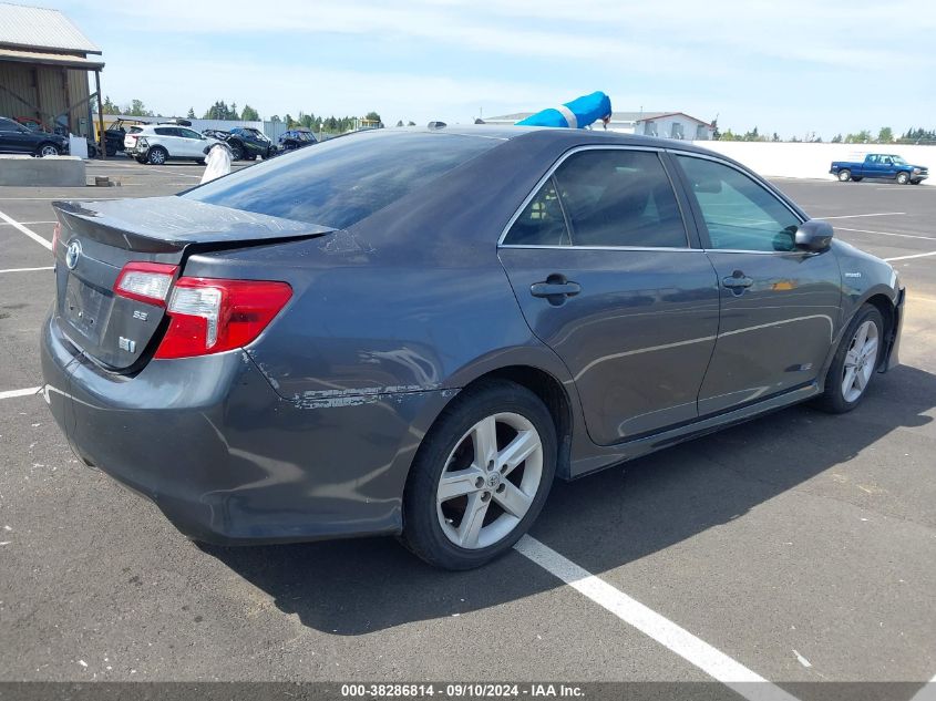 2014 Toyota Camry Hybrid Se Limited Edition VIN: 4T1BD1FK3EU127381 Lot: 38286814