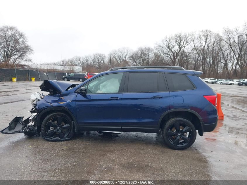 2021 Honda Passport Awd Elite VIN: 5FNYF8H05MB019655 Lot: 38286858