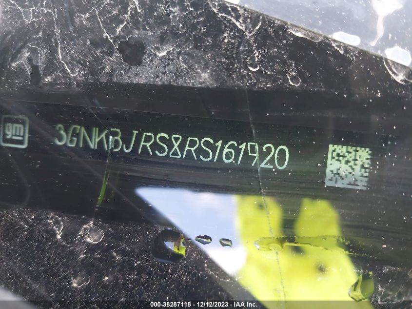 2024 Chevrolet Blazer Awd 3Lt VIN: 3GNKBJRS8RS161920 Lot: 38287118