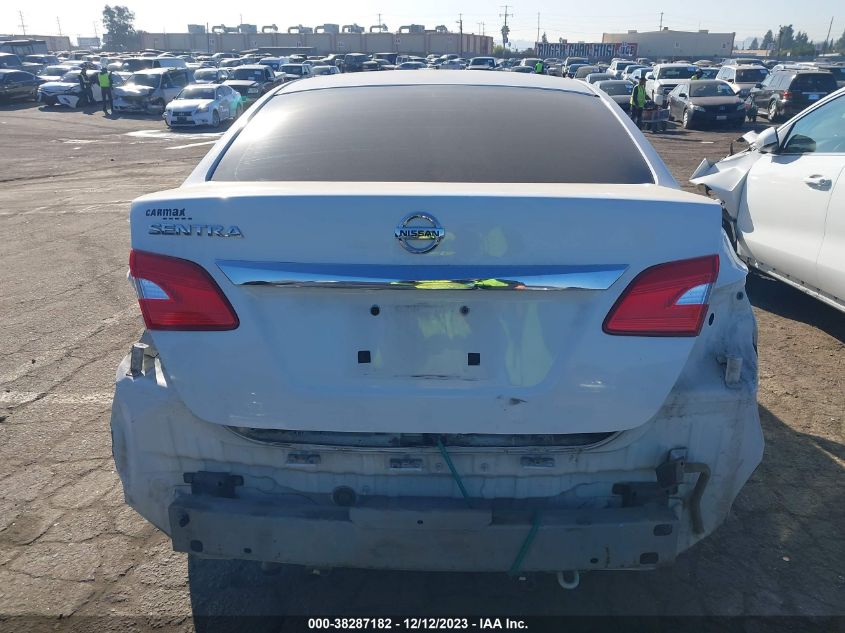 2016 Nissan Sentra S VIN: 3N1AB7AP9GY289854 Lot: 38287182