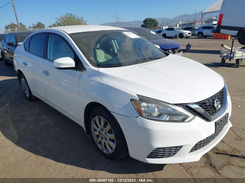 2016 Nissan Sentra S VIN: 3N1AB7AP9GY289854 Lot: 38287182