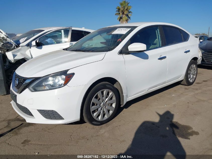 2016 Nissan Sentra S VIN: 3N1AB7AP9GY289854 Lot: 38287182