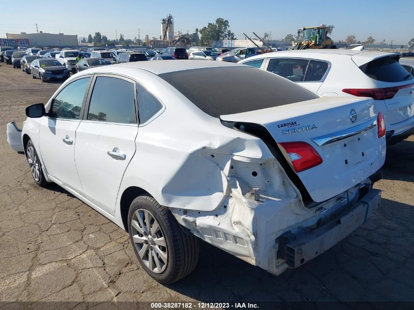 2016 Nissan Sentra S VIN: 3N1AB7AP9GY289854 Lot: 38287182