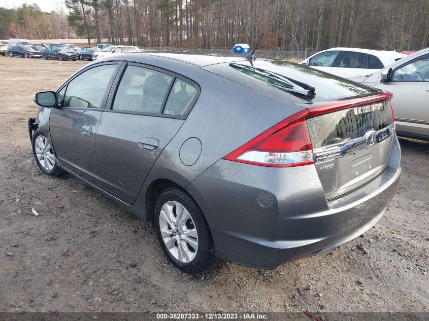 2012 Honda Insight Ex VIN: JHMZE2H71CS000537 Lot: 38287333