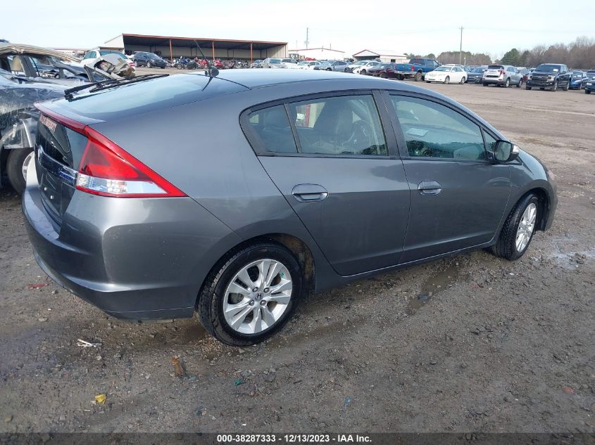 2012 Honda Insight Ex VIN: JHMZE2H71CS000537 Lot: 38287333