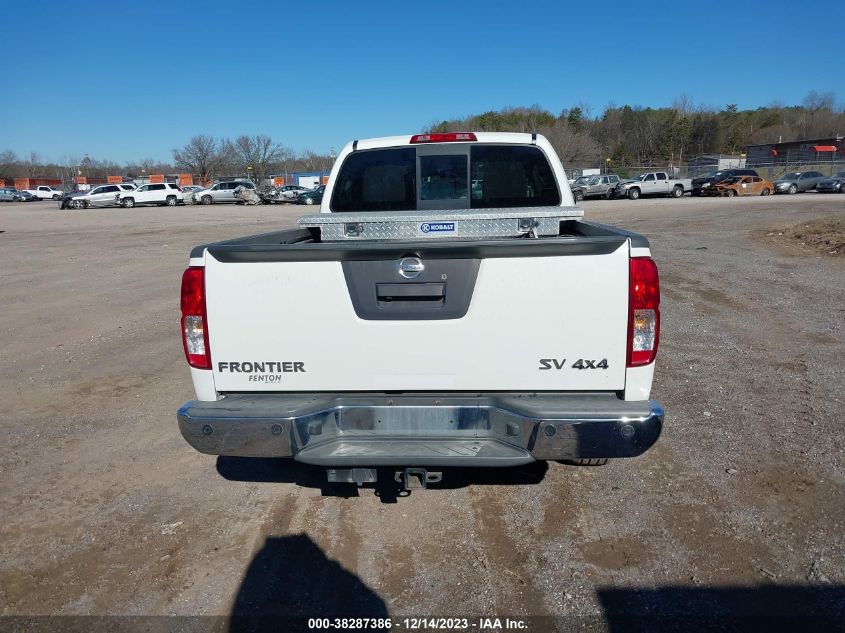 2016 Nissan Frontier Sv VIN: 1N6AD0FV9GN727305 Lot: 38287386