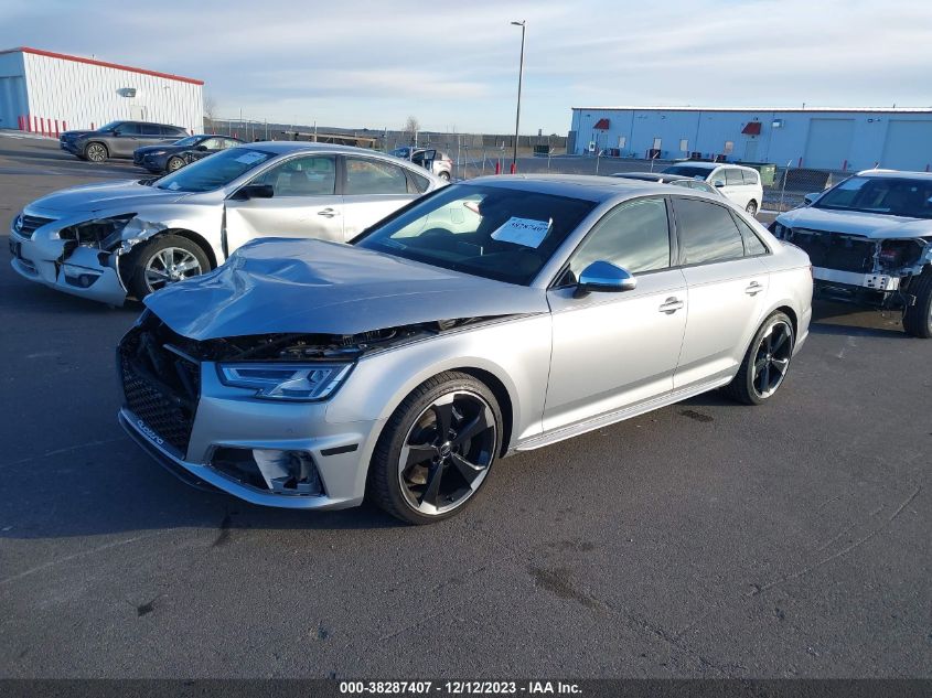 2019 Audi S4 3.0T Premium VIN: WAUC4AF41KA109451 Lot: 38287407