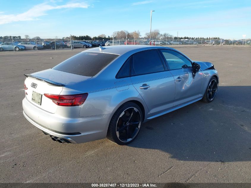 2019 Audi S4 3.0T Premium VIN: WAUC4AF41KA109451 Lot: 38287407