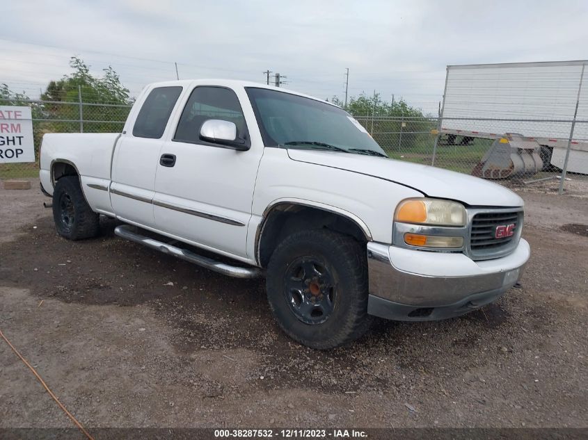 2001 GMC Sierra 1500 Sle VIN: 1GTEC19T51Z169377 Lot: 38287532