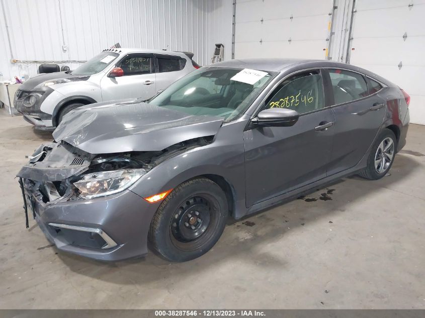 2020 Honda Civic Lx VIN: 2HGFC2F65LH557450 Lot: 38287546