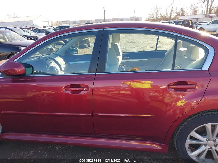 2013 Subaru Legacy 2.5I Premium VIN: 4S3BMCG68D3003760 Lot: 38287668