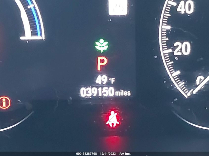 2020 Honda Insight Ex VIN: 19XZE4F54LE002395 Lot: 38287768