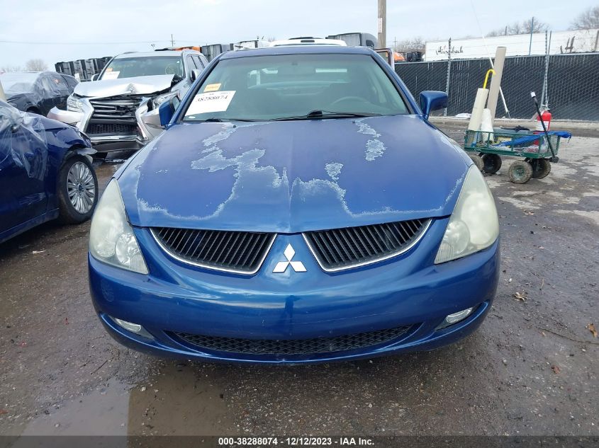 2004 Mitsubishi Diamante Vr-X VIN: 6MMAP87P74T003618 Lot: 38288074