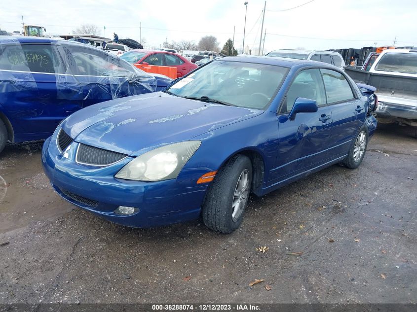 2004 Mitsubishi Diamante Vr-X VIN: 6MMAP87P74T003618 Lot: 38288074