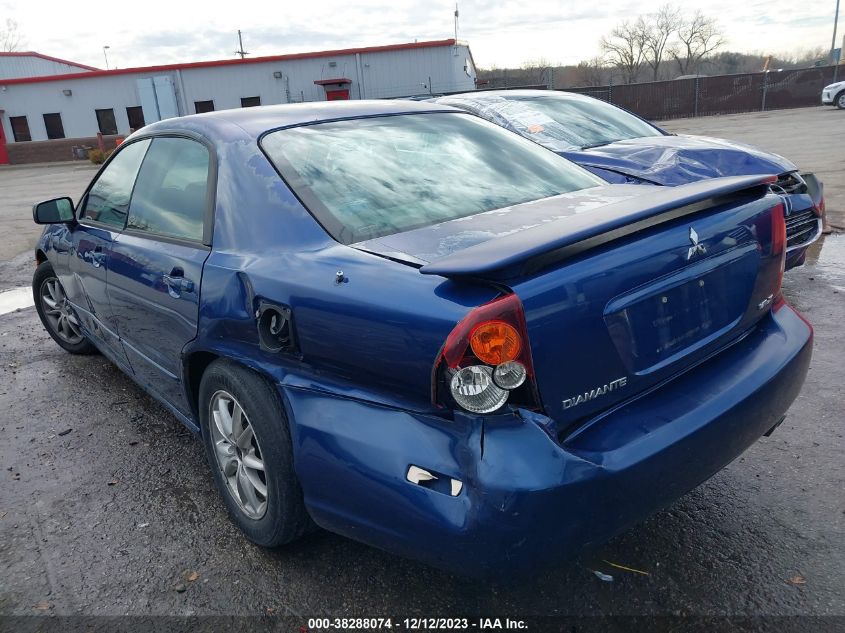 2004 Mitsubishi Diamante Vr-X VIN: 6MMAP87P74T003618 Lot: 38288074