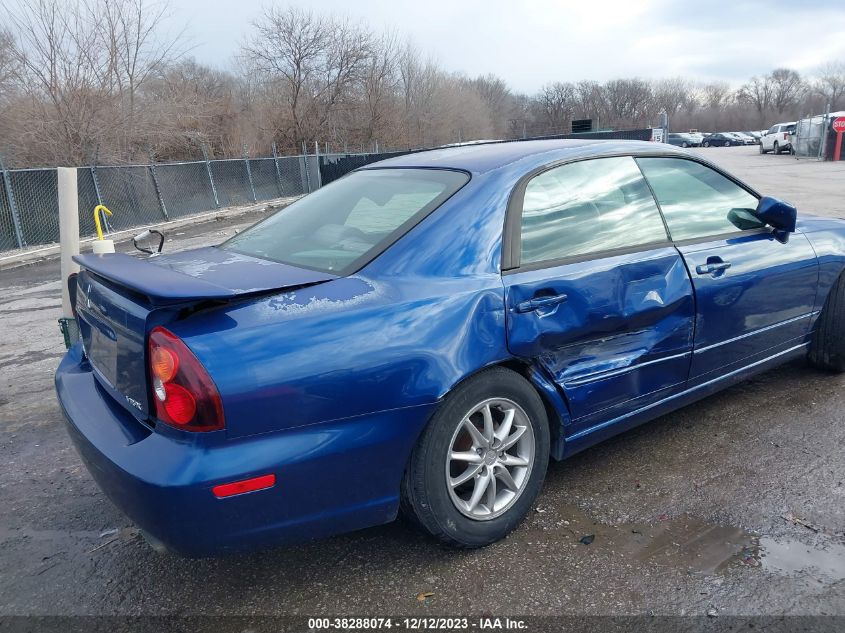 2004 Mitsubishi Diamante Vr-X VIN: 6MMAP87P74T003618 Lot: 38288074