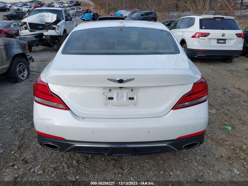 2021 Genesis G70 3.3T Rwd VIN: KMTG74LE9MU074980 Lot: 38288227