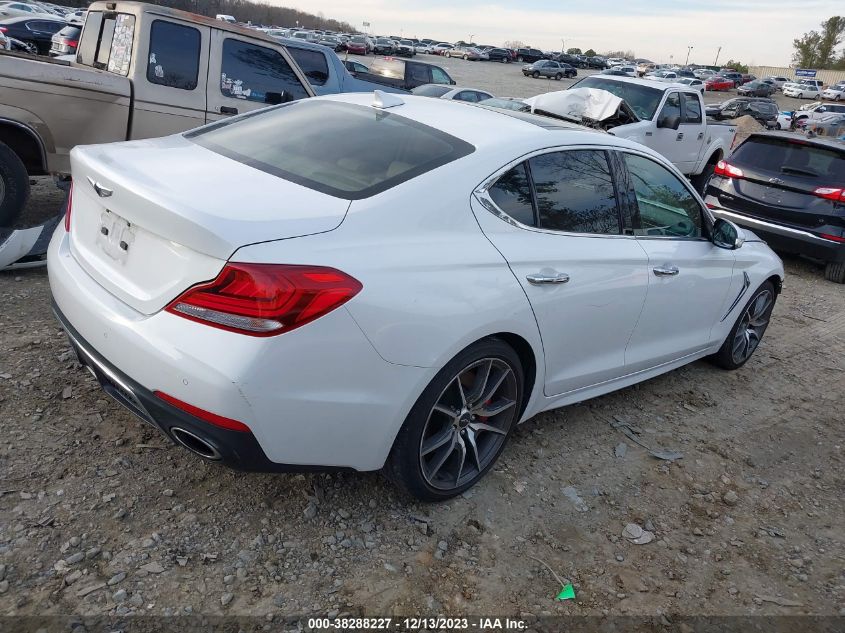 KMTG74LE9MU074980 2021 Genesis G70 3.3T Rwd