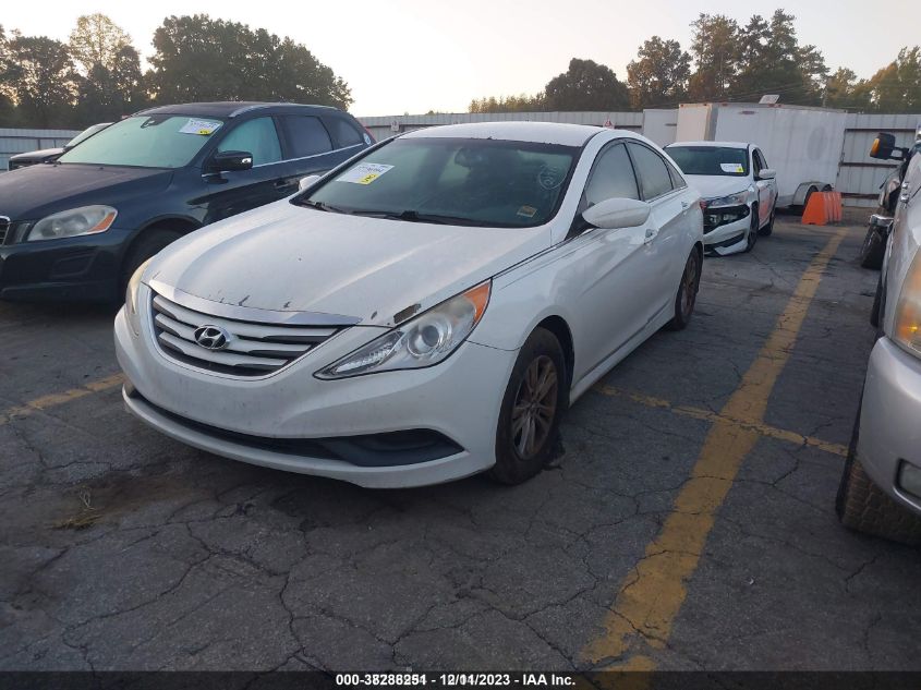 2014 Hyundai Sonata Gls VIN: 5NPEB4AC9EH899774 Lot: 38288251