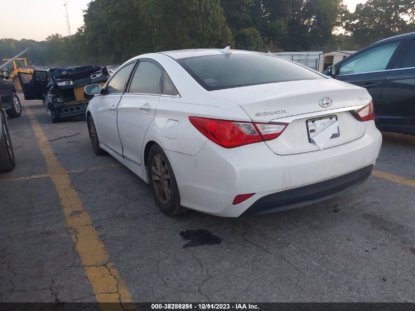 2014 Hyundai Sonata Gls VIN: 5NPEB4AC9EH899774 Lot: 38288251