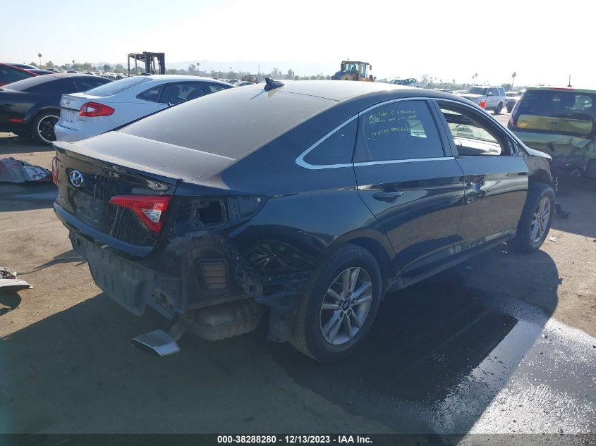 2017 Hyundai Sonata Se VIN: 5NPE24AF0HH497642 Lot: 38288280