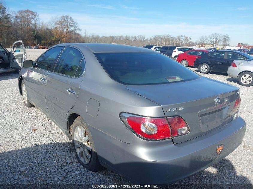 2004 Lexus Es 330 VIN: JTHBA30G345032033 Lot: 38288361