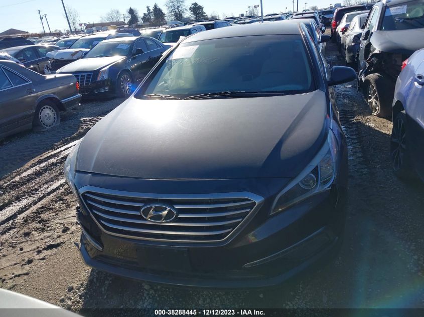 2015 Hyundai Sonata Se VIN: 5NPE24AF9FH131742 Lot: 38288445