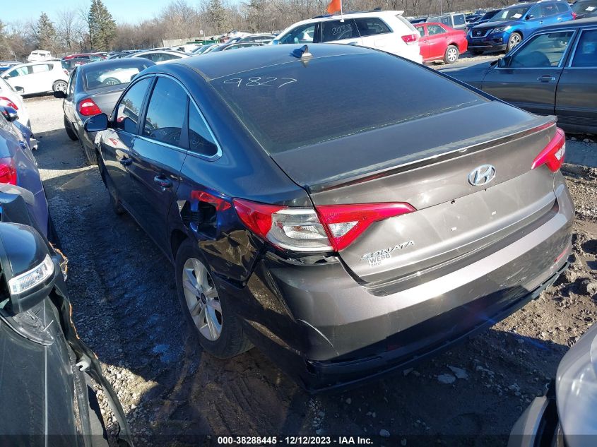 2015 Hyundai Sonata Se VIN: 5NPE24AF9FH131742 Lot: 38288445