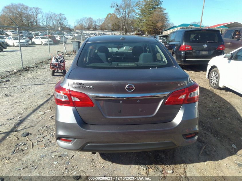 2019 Nissan Sentra Sv VIN: 3N1AB7AP1KY395434 Lot: 38288623