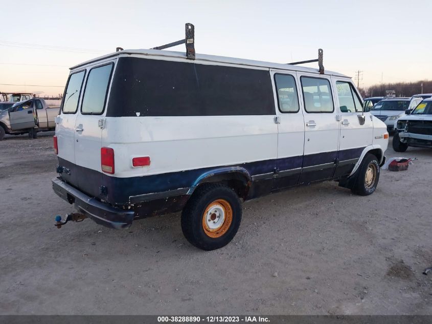 1993 GMC Vandura G2500 VIN: 1GTEG25K5PF506860 Lot: 38288890