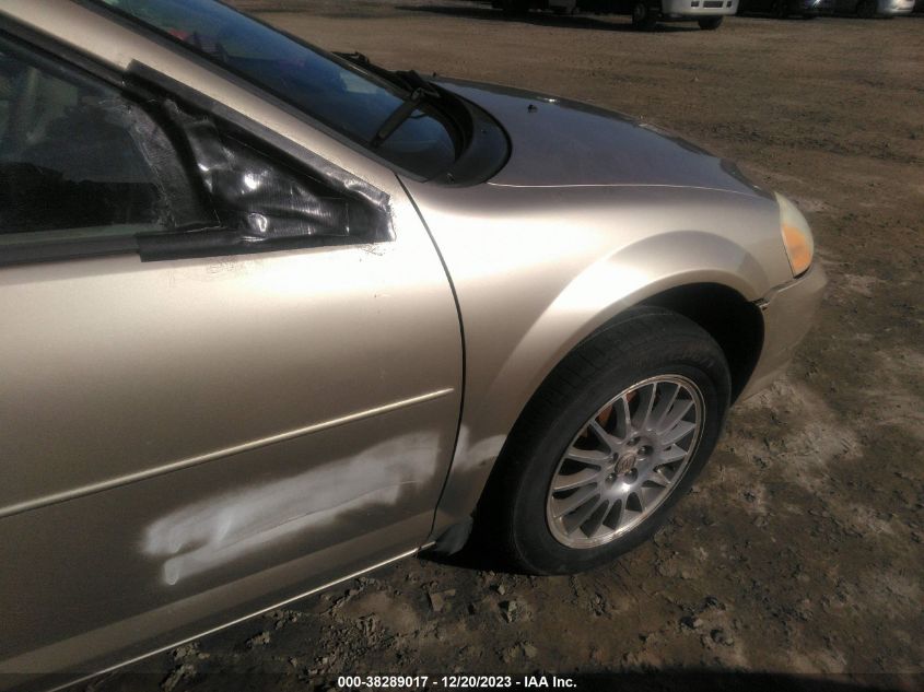 2005 Chrysler Sebring Touring VIN: 1C3EL56R95N611143 Lot: 38289017