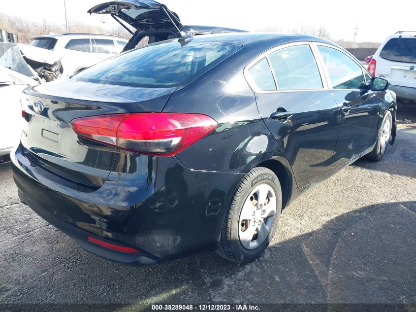 2017 Kia Forte Lx VIN: 3KPFK4A70HE109214 Lot: 38289048