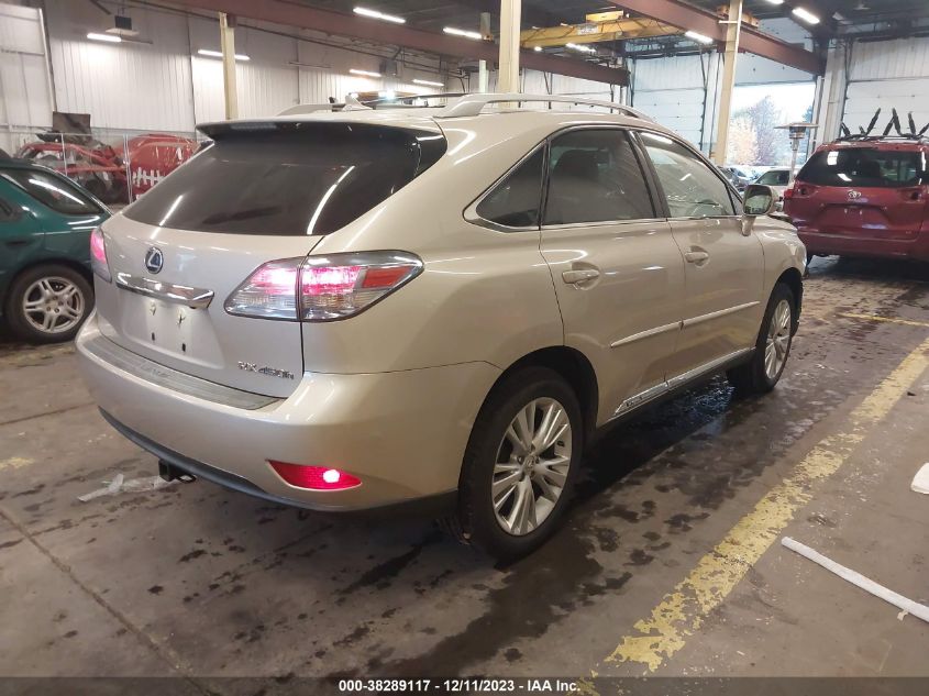 2011 Lexus Rx 450H VIN: JTJBC1BA8B2045509 Lot: 38289117